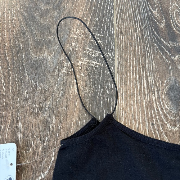 NEW Free People Black Skinny Strap Seamless Mini Slip Size XS/S - Picture 4 of 8